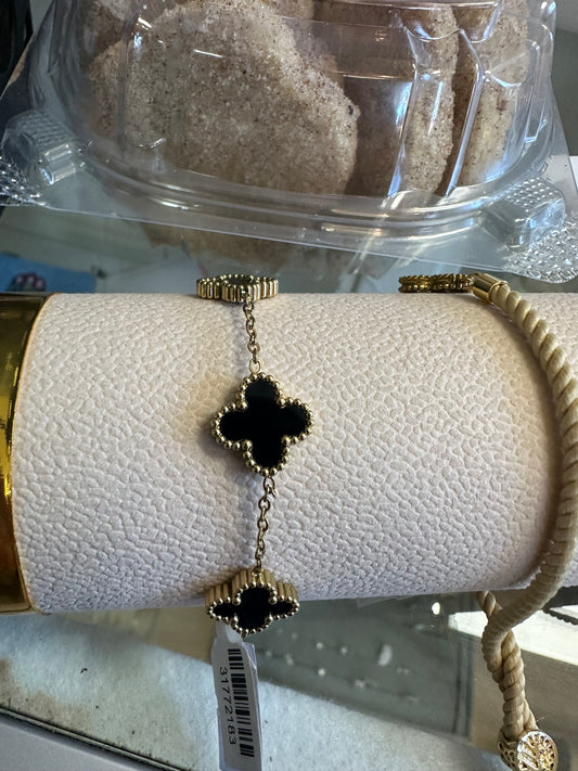 Black Cross Bracelet