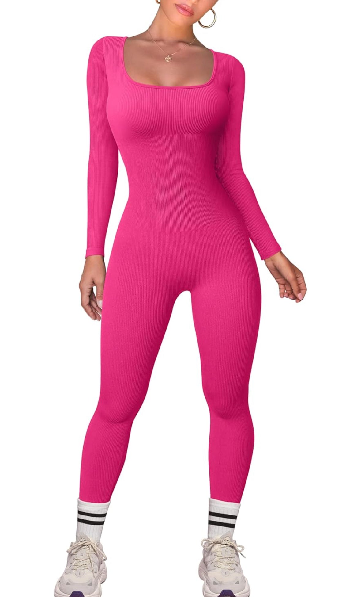 Snatch me pink jumpsuit