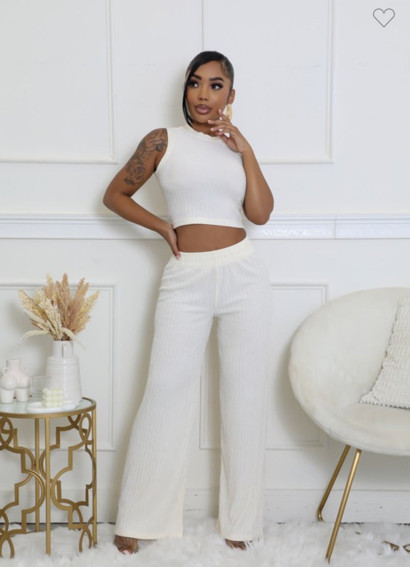 Off white 2 piece set