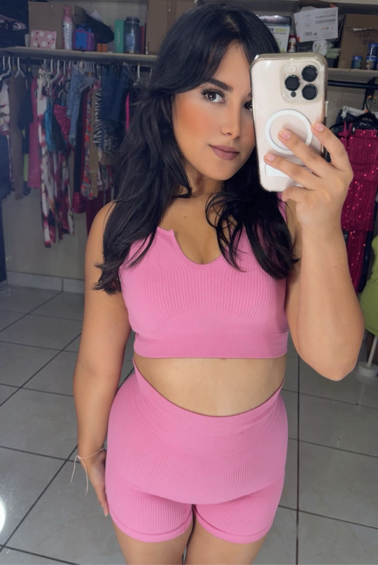 Markdowns 02 Pink workout set