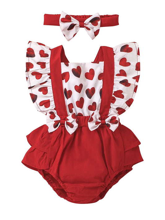 Valentine’s day romper dress
