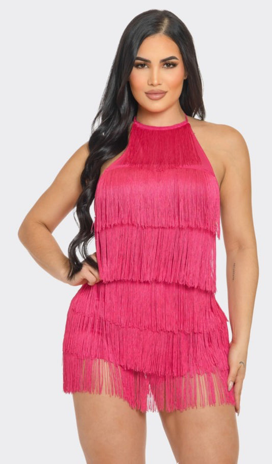 Fringe romper