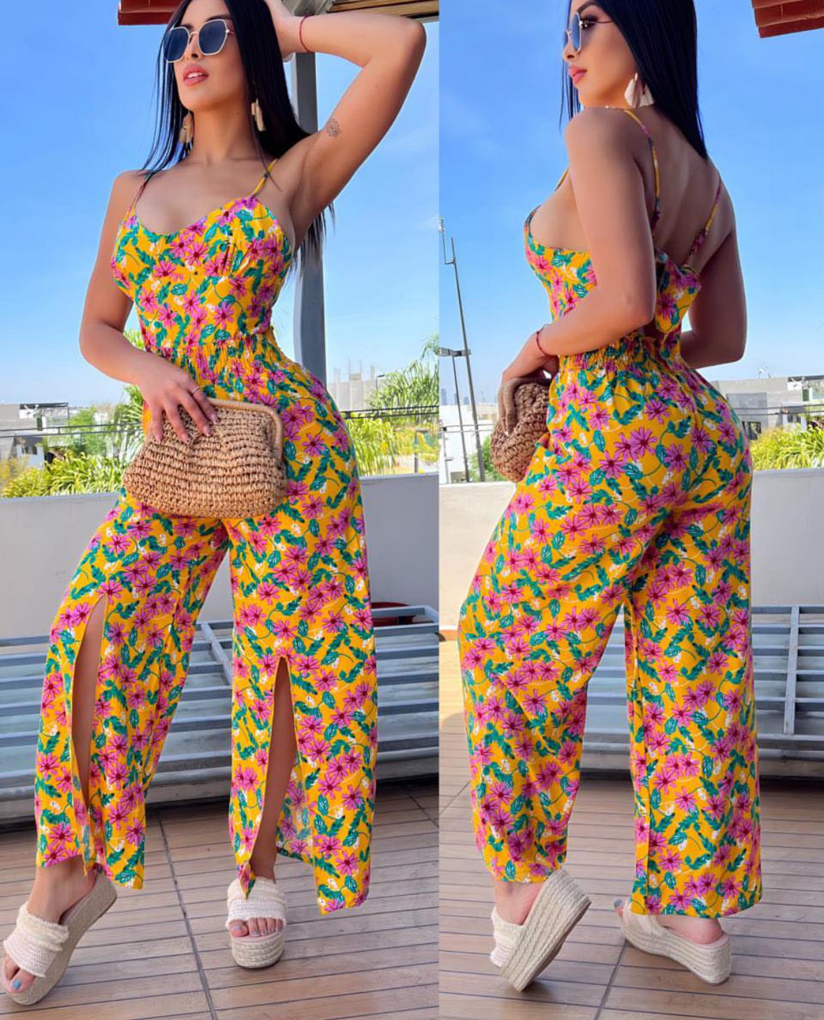 Floral jumpsuit