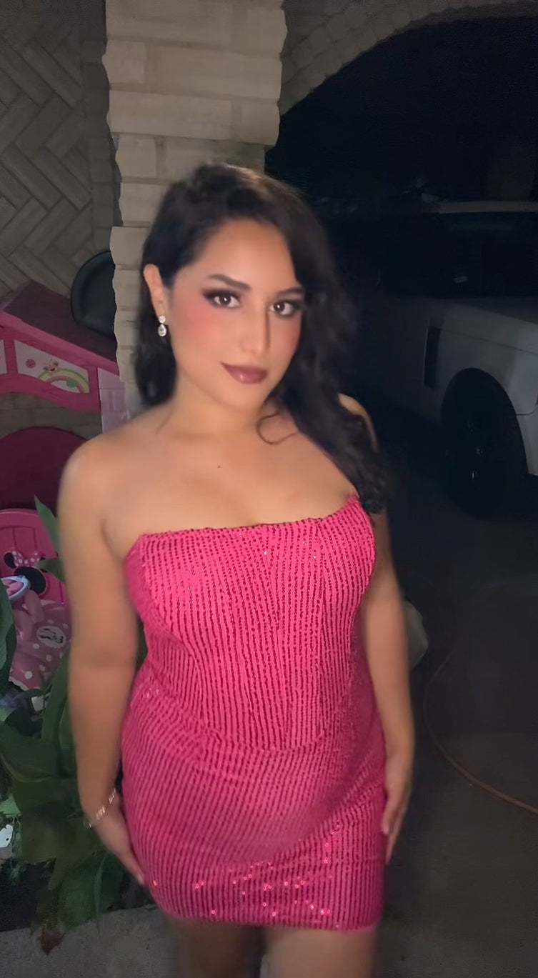 Pretty in pink dress