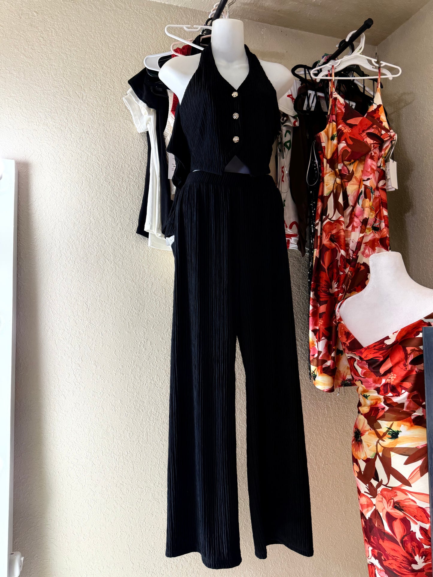 Black two piece set