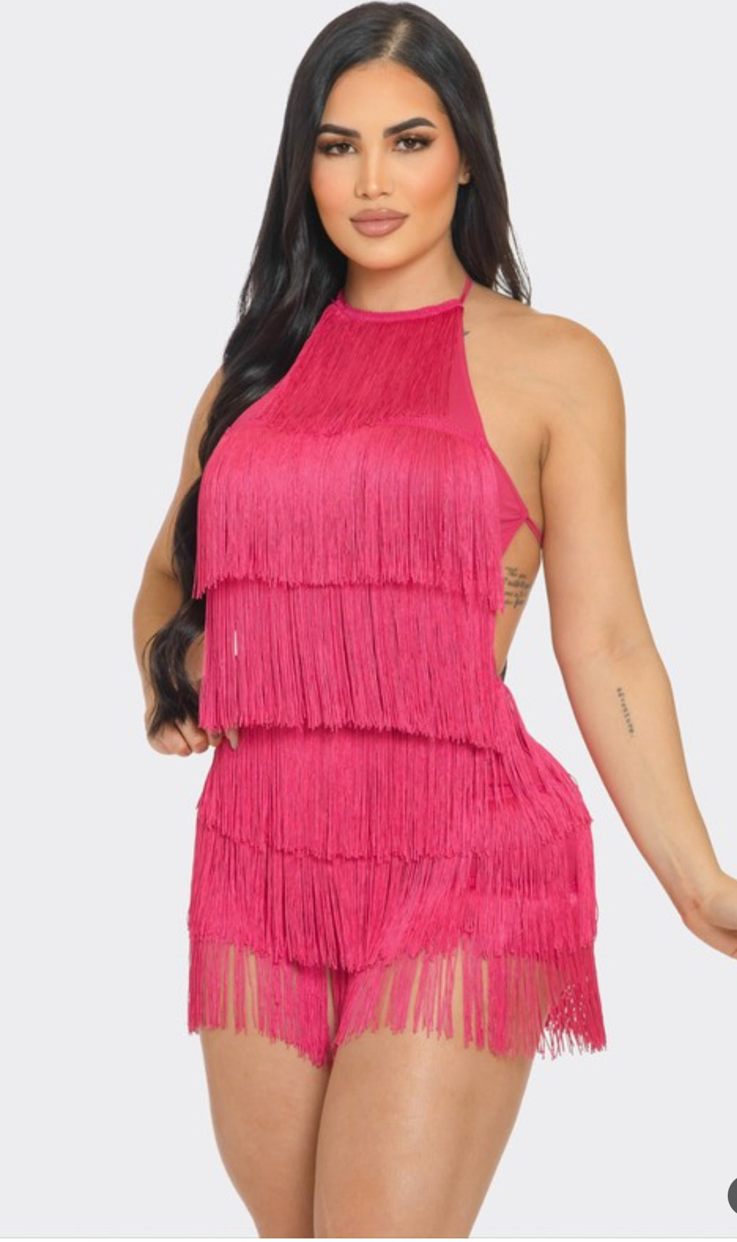 Fringe romper