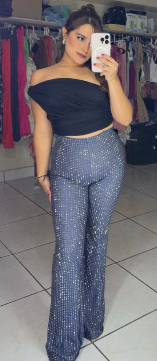 Mitchie Rhinestone pants